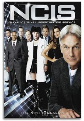 CHxdxge Ncis Season 9 Poster Poster Dekorative Malerei Leinwand Wandkunst Wohnzimmer Poster Schlafzimmer Malerei,Wandkunst Bilddruck Moderne Familienzimmer Dekor 08x12inch(20x30cm)