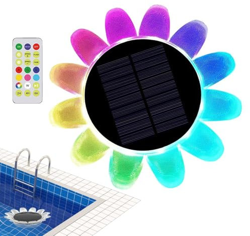 Luci galleggianti per piscina,Luci a LED per piscina | Cambiamento di colore RGB impermeabile | Luce della piscina, luci spa a forma di da giardino