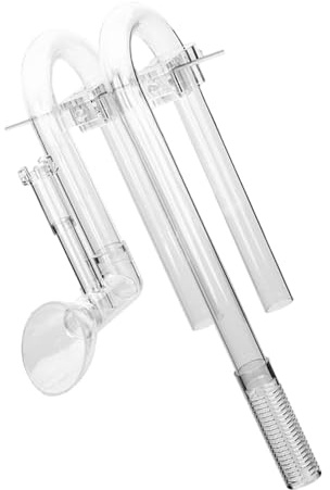 yakermur Aquarium-Anström-Ablauf-Sets, Ersatzschlauch-Set für Aquarien, Einlass- und Auslass-Set, externes Filter-Ersatzzubehör für Aquarien und Pflanzenwassertanks