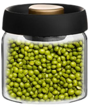 Générique Bocaux Sous Vide En Verre, Couvercle Avec Mise Sous Vide Intégrée, Boîte De Rangement Alimentaire Hermétique, Bocaux En Verre Hermétique, Adapté Pour Thé, Herbes Médicinales, Grains De Café