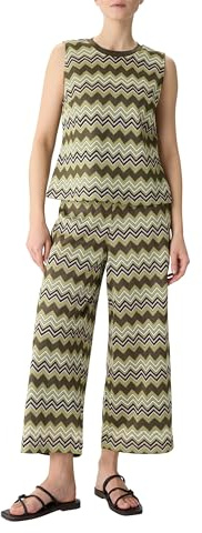 Comma Stricktop mit Zick-Zack-Muster