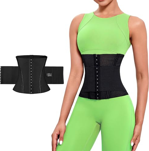 PQWEUU Serres-Taille Gaine Amincissante Ventre Femme et Homme Ceinture de Sudation Corset Minceur Waist Trainer Body Sculptant pour Ventre Plat