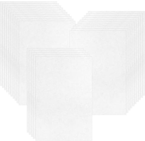 Noviatrix 25 Stück Schrumpffolie, Geeignet für Handwerkliche Herstellung Shrink Plastic Halbtransparentes Schrumpfpapier Geeignet Herstellung von Schlüsselanhängern Abzeichen und Lesezeichen