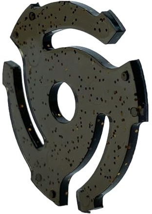 Huvqianu Adattatore 45 Giri | Insert Adattatore Dischi | Accessorio Sostitutivo Per Appassionati Home Studio Principianti Audiofili Ascoltatori Musica