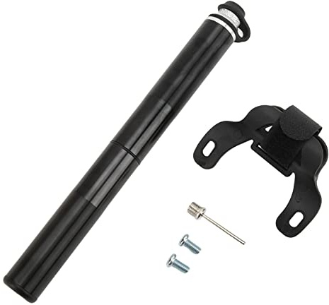 ZLXCAOB Mini-Reifenpumpe mit Barometer-Teleskopschlauch für Ventil Presta Value