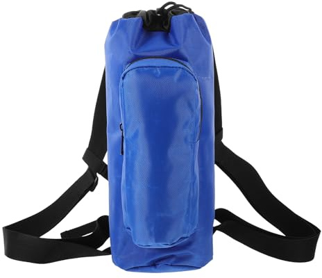 JEWEDECO Dos à Cordon pour Petite Bouteille D'oxygène Portable 36x14x10 Cm, Paquet de Transport Léger en Tissu Oxford Résistant, Réglable et Ergonomique, pour Voyage et Activités de Plein