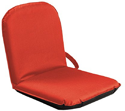Sitzfix®, Bodensitzkissen, Bodenstuhl, Bodensitz Indoor/Outdoor mit Verstellbarer Rückenlehne rot von Bungarten