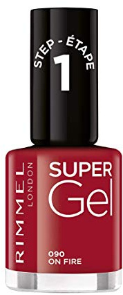 Rimmel Long Lasting Gel Nail Polish 090 On Fire