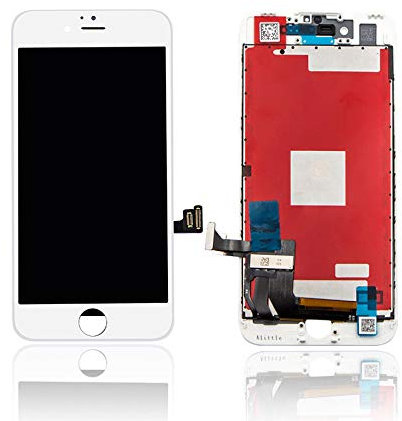 White LCD for iPhone 7 Plus Screen Replacement Kit Digitizer Touch Screen Display Assembly with 3D Touch, Repair Tools for 7 Plus 5.5 Inch