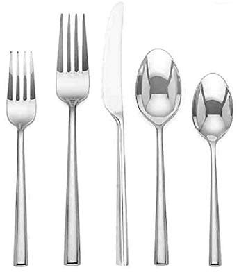 Kate Spade New York 880716 Besteck-Set, Malmo Besteckset 20-teilig, Edelstahl, metallisch