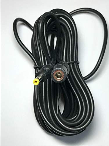 Replacement for DC Power Plug Extension Cable Lead Yellow End 4mmx1.7mm 4x1.7 5M 5 Metres Long