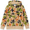 Amazon Essentials Felpe con Cappuccio Foderate in Pile con Cerniera Bambini e Ragazzi, Verde Mimetica, 8 Anni