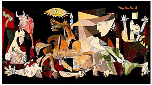 Gemälde Picasso, 1902 von Pablo Picasso Modern Decor Gerahmter Kunstdruck, Galerie verpackt 60x120cm (24x47in) mit Rahmen