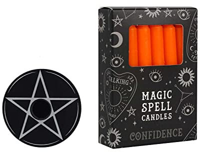 Spell Candler Halter Pentagram - Wunschkerzen, Hexe, Black Magic, Witchcraft, Hexe (Confidence)