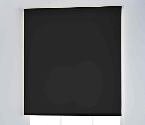 Light Translucent Smooth Roller Blind for Windows, Interior, Folding, Kitchen, Blinds and Doors (110 x 230 cm, Anthracite)