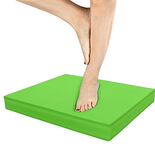 LEDDP Gleichgewichtstrainer Balance Kissen Balance Board Physio Rundes Wackelbrett Balance Trainer Stabilitätsscheibe Massage Balance Board Green,Freesize