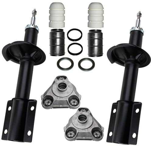 2x Stoßdämpfer Schutzhülle 2x Wälzlager 2x Federbeinstützlager Vorderachse für Citroen Jumper für Fiat Ducato für Peugeot Boxer 244 Q18