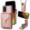 UDBKKDX Étui Portefeuille Coque pour iPhone 6 / iPhone 6s, Encliquetage en Cuir Mat pour Femme, avec Support de visionnage, Protection de l'objectif de l'appareil Photo Case Cover