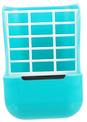 POPETPOP 1stk Hasengrasständer Frettchen-feeder Hasenfressgitter Futterspender Für Hamster Kaninchen Heuraufe Rennmaus Fressnäpfe Spielzeug-Haustiere Hasenheu Nahrungssuche Plastik Klein