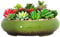 ARTKETTY Plant Pot - 29CM Large Bonsai Pot with Drainage Shallow Ceramic Succulent Plant Pot Indoor/Outdoor, Glazed Cactus Flower Plant Container Bowl for Home Garden Decor