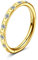 AceFun 16G Cartilage Tragus Helix Ohrringe Piercing Lippenringe Labret Studs Nasenring Gold Piercing Schmuck 10mm