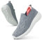 Littleplum Damen Sneaker Atmungsaktiv Turnschuhe Leicht Laufschuhe Sportschuhe Damen Schuhe,Grau,40 EU