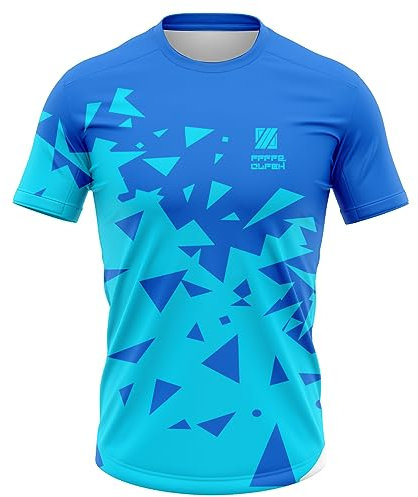 Herren Mountainbike MTB Top Kurzarm Atmungsaktiv Bequem Weich Feuchtigkeitstransport Radtrikot,Atmungsaktives Material, Schnell trocknend, antibakteriell (FA18,XXL)