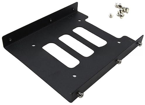 MOUDOAUER Hard Disk Drive Bays Holder Metal Mounting Bracket Adapter 2.5-inch to 3.5-inch for SSD/HDD Mechanical Hard Drive