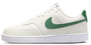 Nike Damen W Court Vision Lo Nn Low Top Schuhe, Sail/Malachite-White, 41 EU