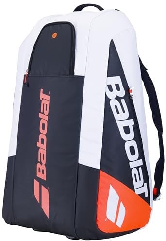 Babolat Pure Strike Schlägerhalter der 4. Generation, 12 Tennis-Tasche, Weiß / Rot
