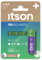 ITSON, AA piles rechargeables, lot de 4, capacité Min. 2000 mAh, pré-chargées, emballage à 95% de matériaux recyclés, made in Japan, idéales pour télécommandes, torches, horloges