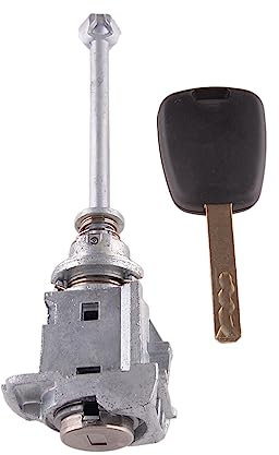 KUWAYO Cylindre de serrure de porte avant gauche de voiture avec accessoires de clé adaptés for Peugeot 207 308 508 I for citroën C5 III