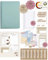 BeginnerBudget® Budget Planner Deutsch - Starterset mit Sparchallenge Budgetplaner - Sparen mit Umschlagmethode + Anleitung - Ringbuch - Binder A6 Geldbeutel Zipper (Hellblau)