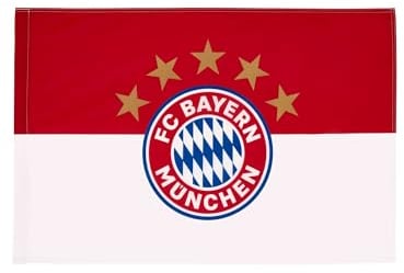 FC Bayern München Logo Fahne 90x60 cm