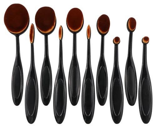 10Pcs Ink Blending Brushes Set; Mixed Sizes Blender Brushes for Scrapbooking Stencils Card Making Crafting Ink Daubers Ink Blending Tool (10 Sizes)