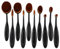 Lot de 10 pinceaux mélangeurs d'encre tailles mélangées pour scrapbooking, pochoirs, fabrication de cartes, travaux manuels, outil de mélange d'encre (10 tailles)