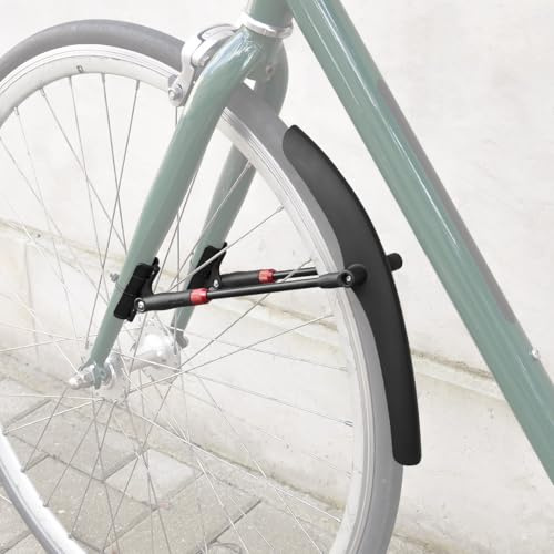 Midgard Fahrrad Schutzblech für Vorne E-Bike für 24-28 Zoll Fahrräder, Rennrad Mudguard mit Kabelbinder