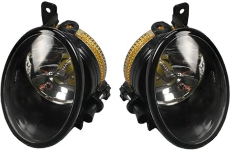 JIABAOCA Maßgeschneidert Nebelscheinwerferlampe für Transporter Multivan Caravelle T5 T6 2010-2015,Nebelscheinwerfer für Fahrlicht,Runde Nebelscheinwerfer für Autos Zubehör