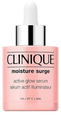 Clinique Moisture Surge Siero Illuminante Attivo, 50 ml, con HA + Vitamina C + AHA
