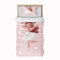 DJDEA Housse de Couette Rose 140x200 Enfant Fille - Parure de Lit 1 Personne avec Taie d'oreiller 65x65avec Fermeture à glissière, Imprimés pour la Danse des Filles