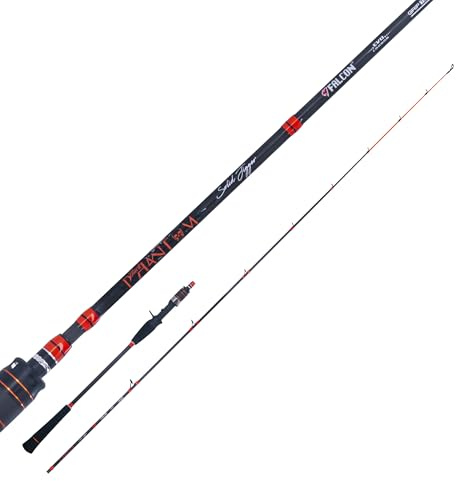 FALCON BLACK PHANTOM SOLID JIGGER - Canna da Pesca per Vertical Jig, 6'3''