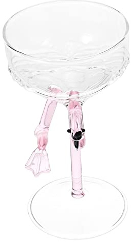 HOLIDYOYO Flamingo Weinglas aus Glas 180ml Rosa Elegantes Hochstielglas für Partys Kreative Deko für Weinliebhaber