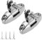 REUISAX 2 Pack Boat Bimini Fitting Deck Swivel Hinge Hardware Mount 316 Stainless Steel Compatible With Various Models Includes Screws