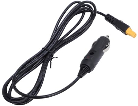 SUNGOOYUE 2M XT60-Buchse auf Zigarettenanzünder-Stecker-Ladekabel, Stabile Verbindung für 12V-24V-Fahrzeuge