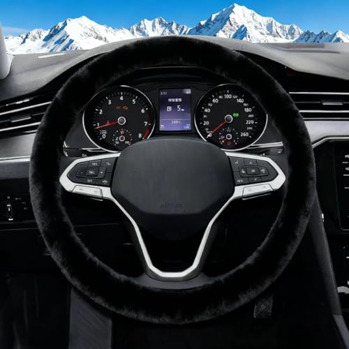 WENINETIES Auto Lenkradbezüge für Opel Corsa D 2006-2014, Lenkradbezug, Auto Zubehör Innenraum, Lenkradhüllen, Auto Lenkradabdeckung, Lenkradschoner, 37-39cm
