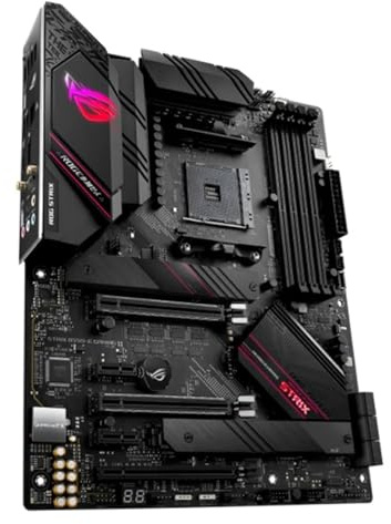 Carte mère Fit for ASUS ROG Strix B550-E Gaming, Compatible avec la mémoire DDR4 4866 MHz, 128 Go de RAM NVMe M.2 PCI-E 4.0 et Les processeurs Ryzen 5 5600, 5600G et R7 5700X3D.