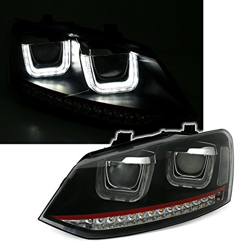 Eagle Eyes VK171-B3WU0-2VRG Scheinwerfer Set mit LED Tagfahrlicht Optik, in Schwarz