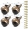 Anyke 2 (50mm) Antike Gold Schwenkbare Ball Caster Für Kleine Sofas, Möbel - Ersatz (Pack of 4)