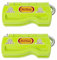 The Original Fat Ivan Fold Up Doorstop Wedge with Magnet - Green (2 Pack)