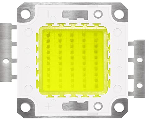 Tesfish 50W LED chip luz lámpara blanco 6000K DC 32~35V alta energía ahorro de energía chip lámpara